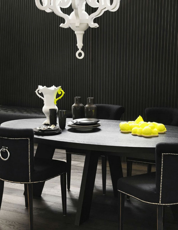 Schwarze Innenwände in Ihrer Wohnung - 30 originelle Vorschläge