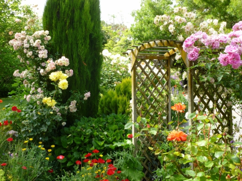 Gartengestaltung - wie kann man den Rosengarten richtig pflegen
