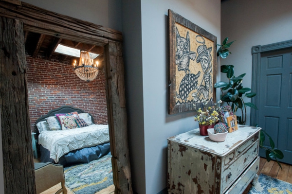 Fülle von Farben und Texturen an einem eklektischen Haus in Pittsburgh