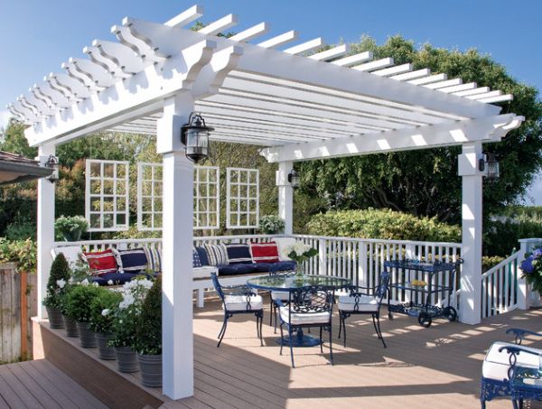 40 Ideen für elegante Pergola Design Gestaltung