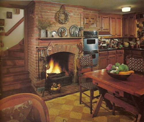 Kamin in der Küche einbauen - Wärme und Gemütlichkeit