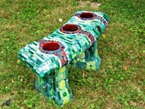 Mosaik im Garten - 13 bezaubernde Designs mit Schwung