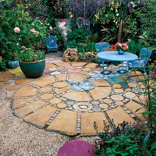 Mosaik im Garten 13 bezaubernde Designs mit Schwung