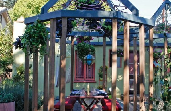 Wie kann man eine Pergola selbst bauen - Anleitung und Fotos