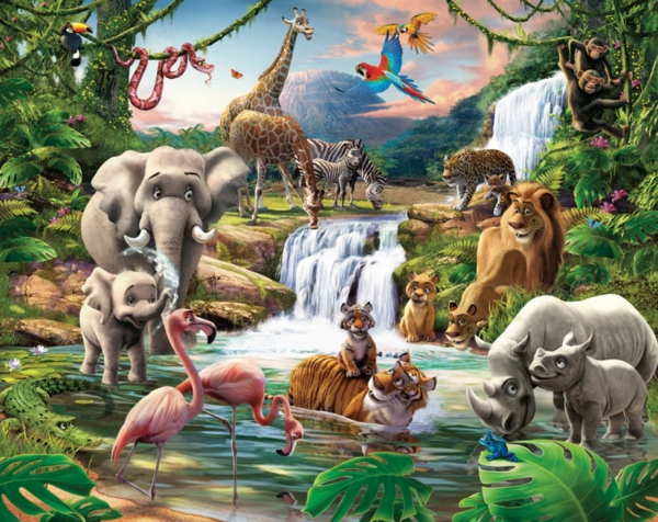 Babyzimmer Gestalten - süße Tier Muster für Ihre Kleinen