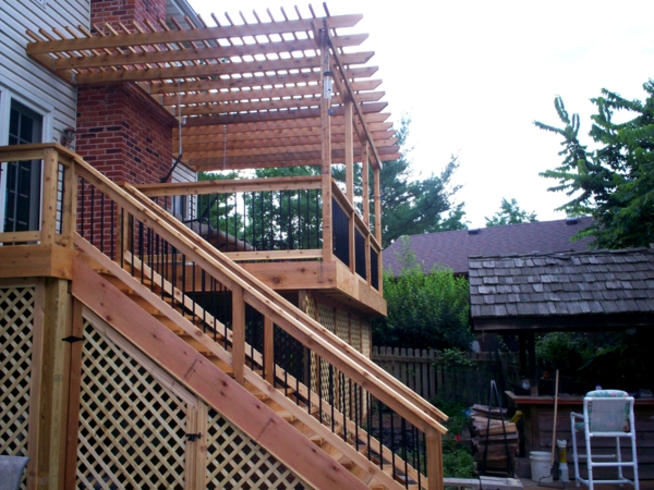 Pergoladach Terrassenüberdachung - praktische Ratschläge und Ideen