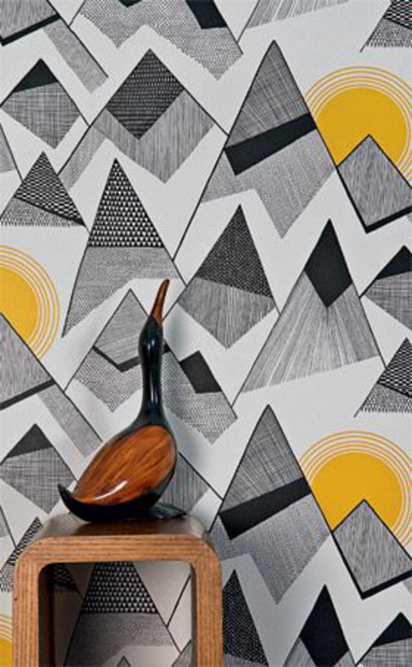 100 Tapetenmuster - Was ist das Stein- oder Mustertapete?