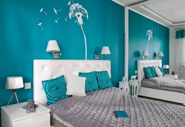 Wandfarbe Türkis - universell und fabelhaft für Ihr Zuhause