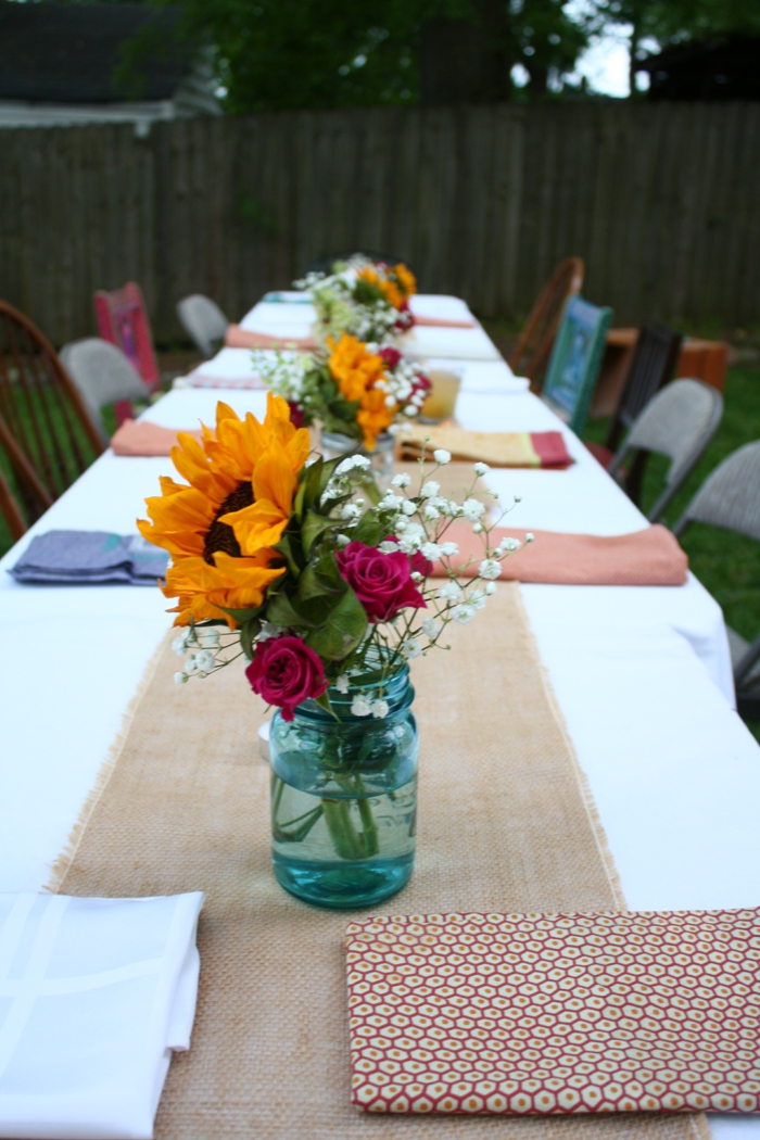 Tischdeko Für Gartenparty
