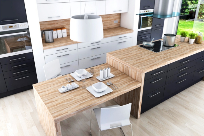 44 Wandpaneele Küche, die echte Konkurrenz zu den Wandfliesen darstellen