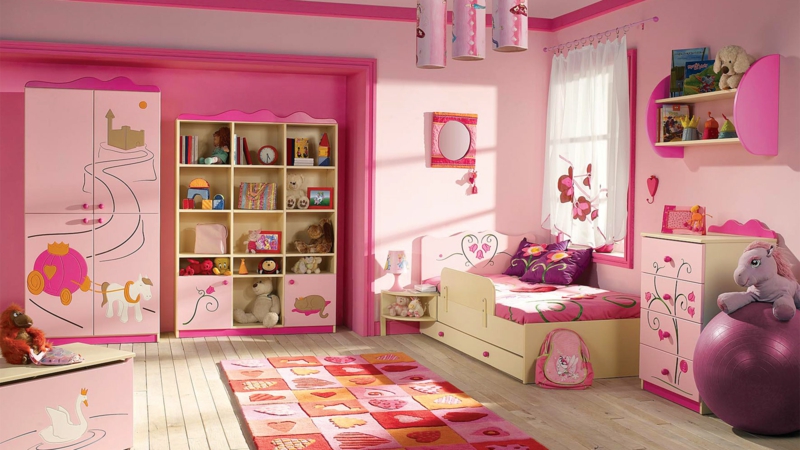 Kinderzimmer Mädchen: 60 Einrichtungsideen für Mädchenzimmer