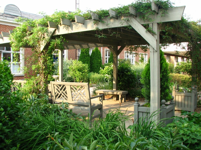 Garten Pergola gestalten 50 Ideen für Ihre sommerliche