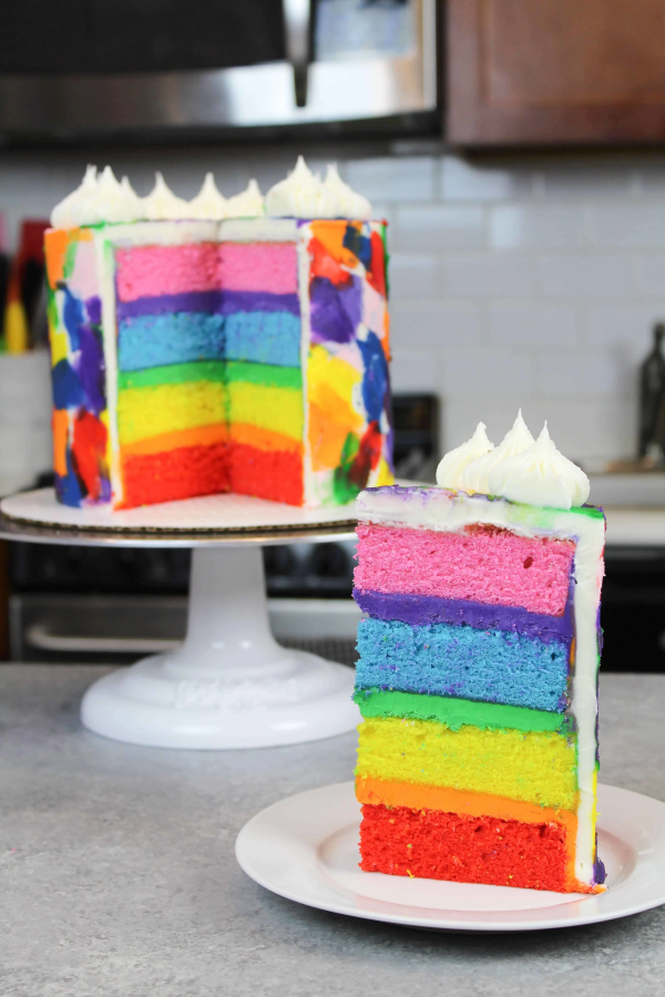 Farbenfrohe Und K Stliche Regenbogenkuchen Rezept Ideen Fresh Ideen