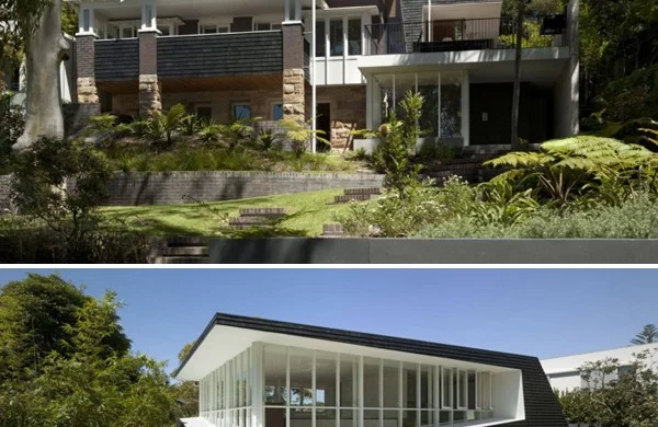 Neues Haus mit modernen Design