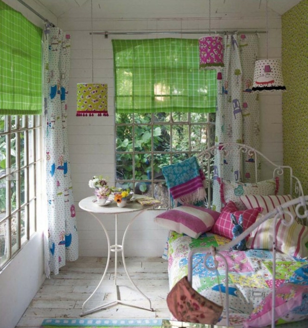 Frühling Dekoration Ideen in Rosa Kinder Schlafzimmer