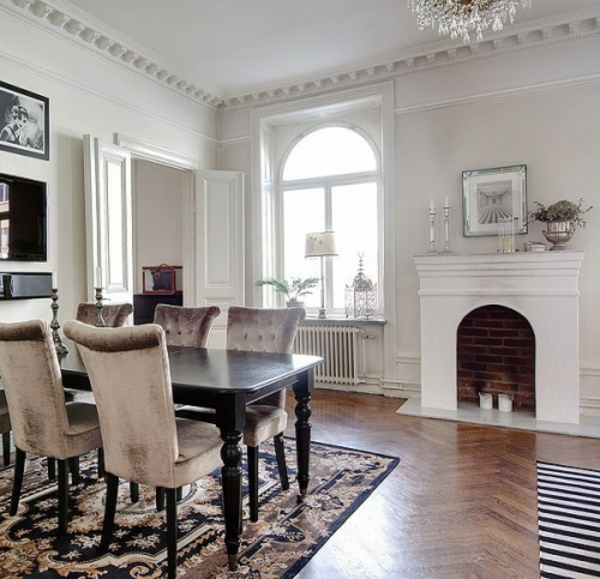 Skandinavische Kamine - klassische und moderne Vorschläge