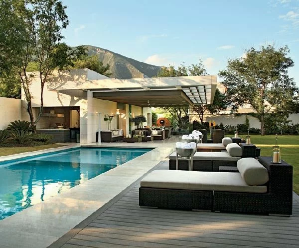 modern luxus spektakulärsten gegenwärtigen pools haus idee design 