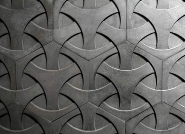 moderne betonfliesen design  idee dekoration effekt