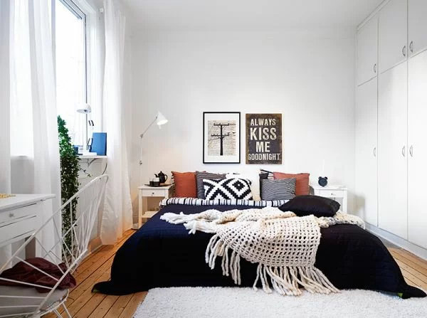 schlafzimmer design idee farbkombination neutral modern ruhigkeit