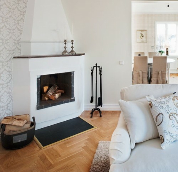 Skandinavische Kamine - klassische und moderne Vorschläge