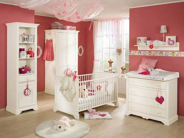 rosa farbe idee verspieltes kinderzimmer design vorschlag