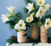 21 coole Deko Ideen – Baumstumpf Vasen selber machen