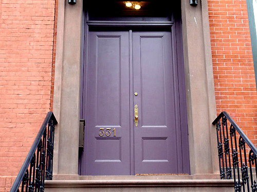 Erlesene Haustürdesigns purpur schöne treppe design