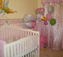 Inspirierende Gelbe und Rosa Interieur Elemente im Babyzimmer