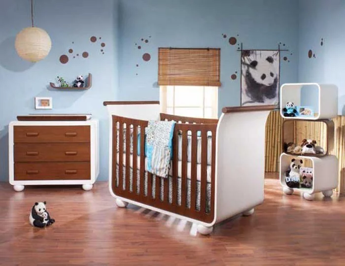 babyzimmer gestalten babyzimmer set panda