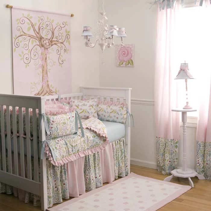 babyzimmer gestalten babyzimmer set zart rosa