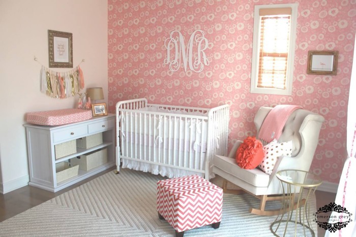 babyzimmer gestalten babyzimmer set zuckersueß rosa