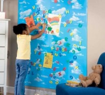 10 praktische und nützliche Ideen für Magnettafel im Kinderzimmer