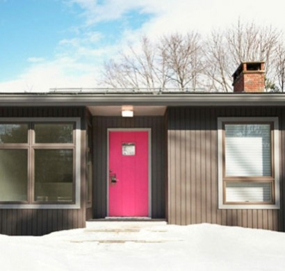 12 coole Ideen für kreatives rosa Haustür Design