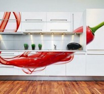 20 kreative Ideen für Tapeten im Küchenbereich