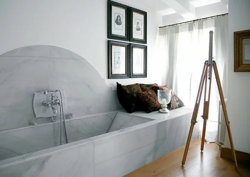coole fliesenspiegel ideen badezimmer design art