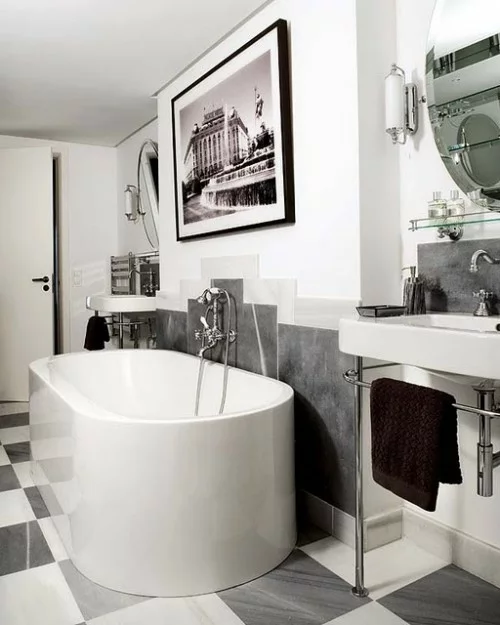 coole fliesenspiegel ideen badezimmer design stilvoll