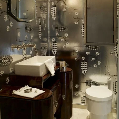 dunkle badezimmer design ideen edler schrank moderne einrichtung