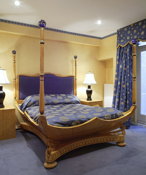 extravagant luxus klassisch englisch stil schlafzimmer interieur idee