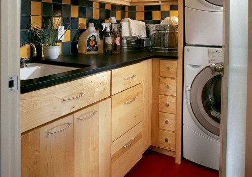 gemütliche kleine Waschküche Küche Interieur Design