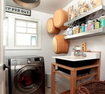 10 exclusive Ideen zur Dekoration einer gemütlichen Waschküche