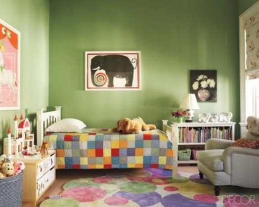 grüne kinderzimmer interieurs idee frohe