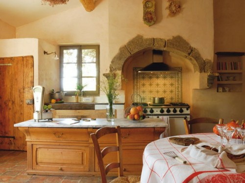 küchen interieurs mit französischen deko elementen holz