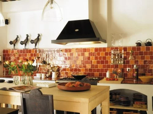 küchen interieurs mit französischen deko elementen küchenspiegel