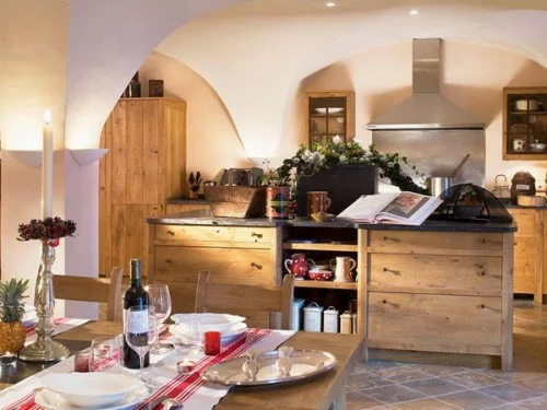 küchen interieurs mit französischen deko elementen romantisch