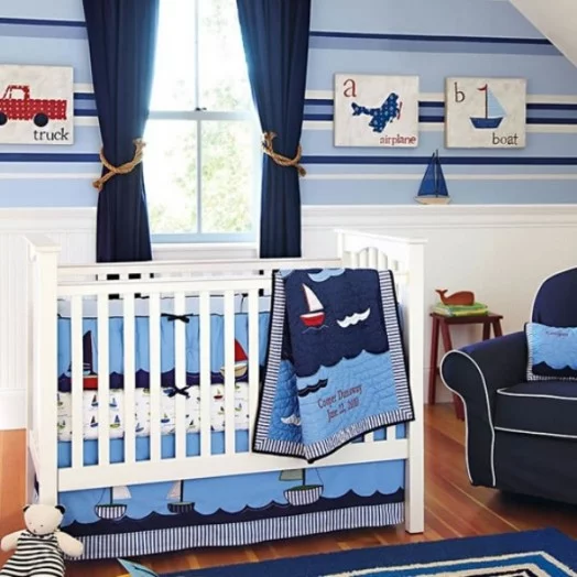 marine zimmer design interieur babybett