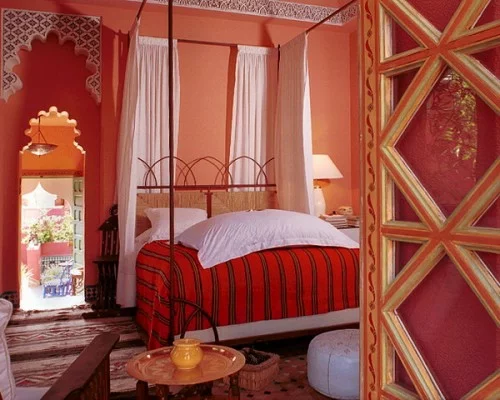 marokkanische schlafzimmer deko ideen baldachin