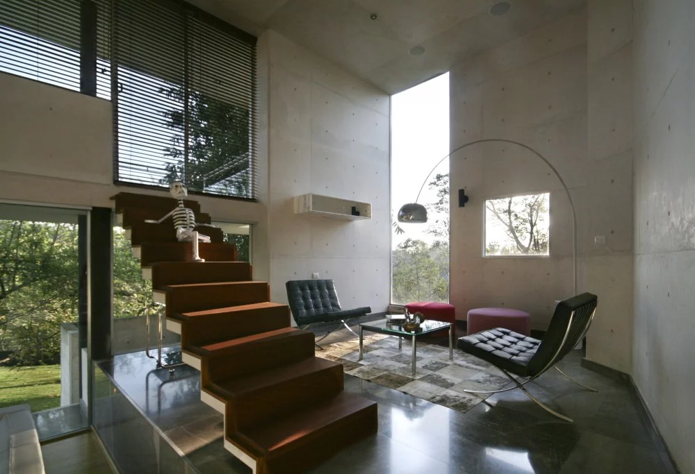 minimalistisches interieur treppe modern luxus design