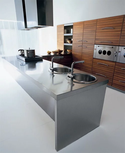 moderne küchen interieurs küchenarbeitsplatte