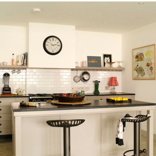 retro küchen designs einrichten weiß farbe