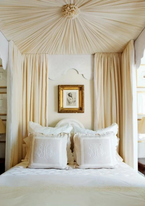 romantisch himmelbett design modern schlafzimmer luxus
